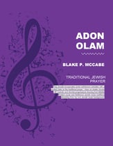 Adon Olam SATB choral sheet music cover